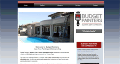 Desktop Screenshot of budgetpainters.co.za